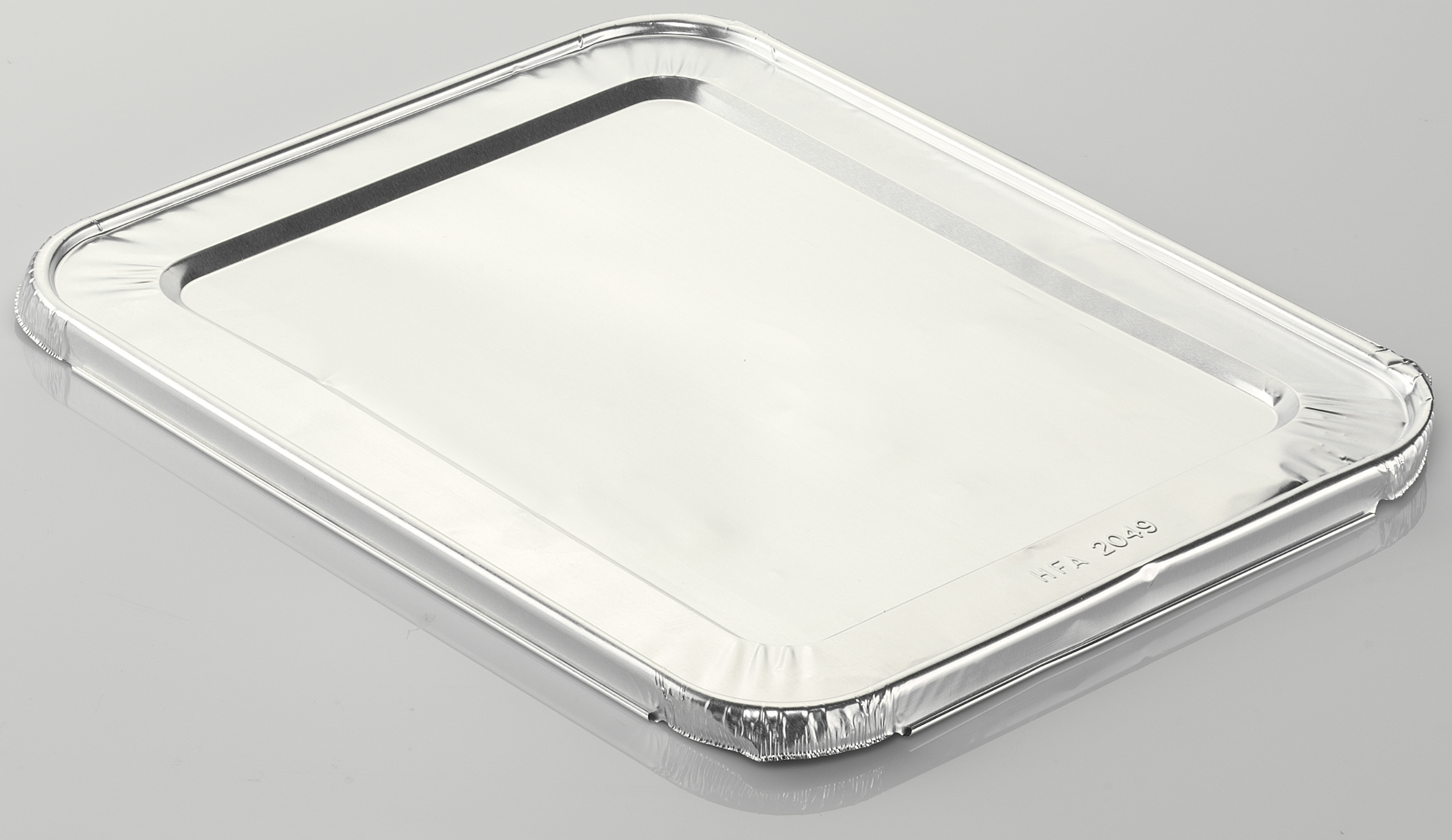 Aluminum Steam Pan Half  Size Lid - 100/case
