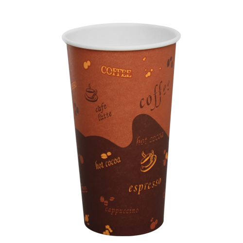 20 oz Paper Hot Cups - Generic Print