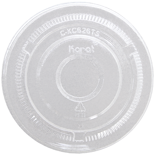 Flat Lids for 12~24 oz PET cup (98mm), 1000/case