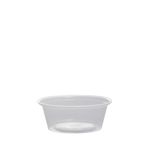 FP-P150-PP    1.5 oz., Karat Translucent portion container,  2500/case