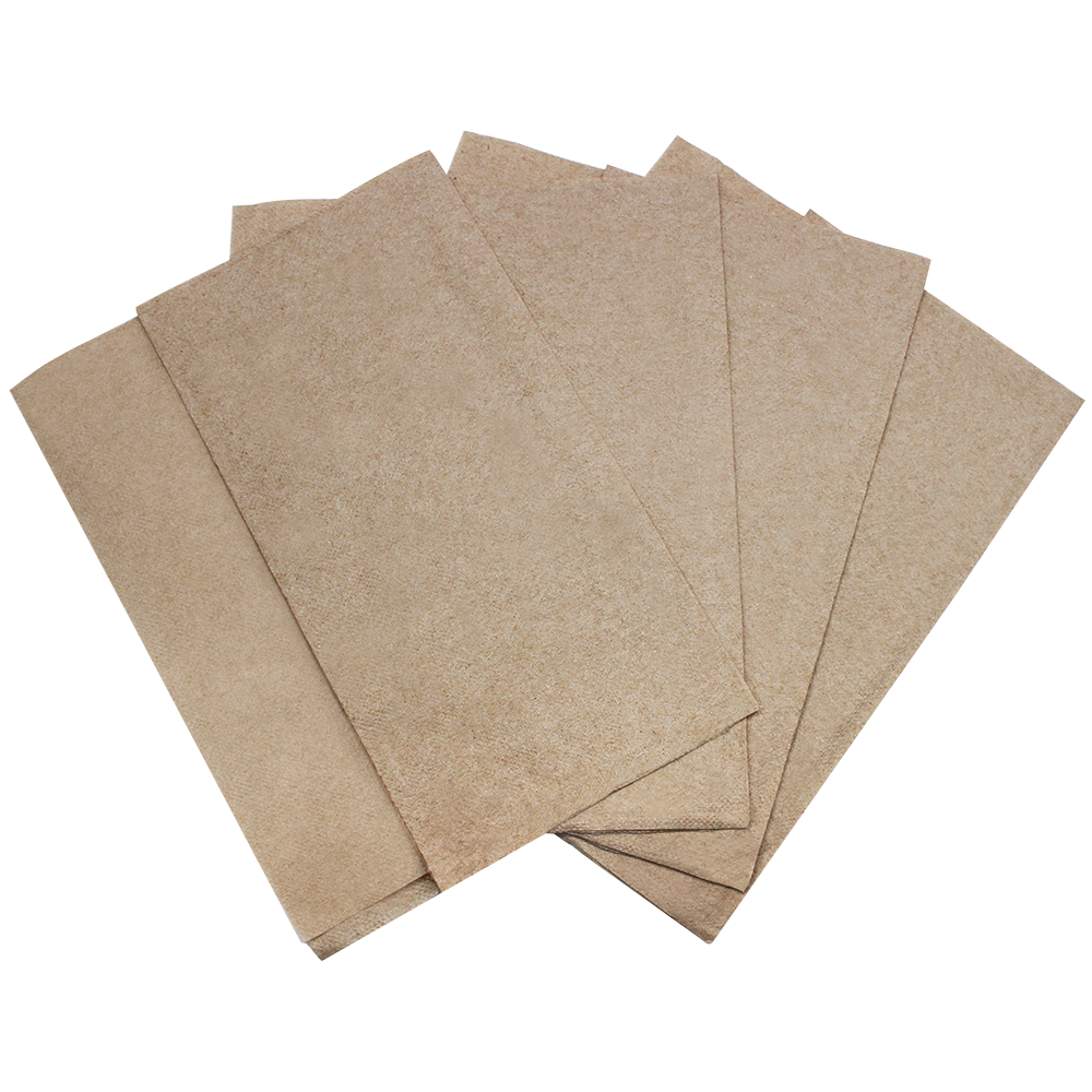 Off-fold Napkins - Kraft - 12” x 13” - 6000/case
