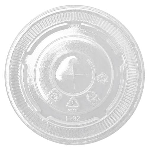 C-H662TS-A    Flat Lids for 9 oz PET cup 92mm), 1000/case