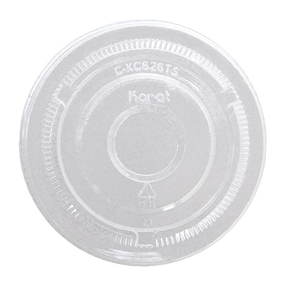Flat Lids - No Hole for 12~24 oz PET cup (98mm), 1000/case