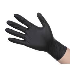 Nitrile Powder‐FREE Glove - Black (Small, 1000pcs/box)   - 5.0 mil