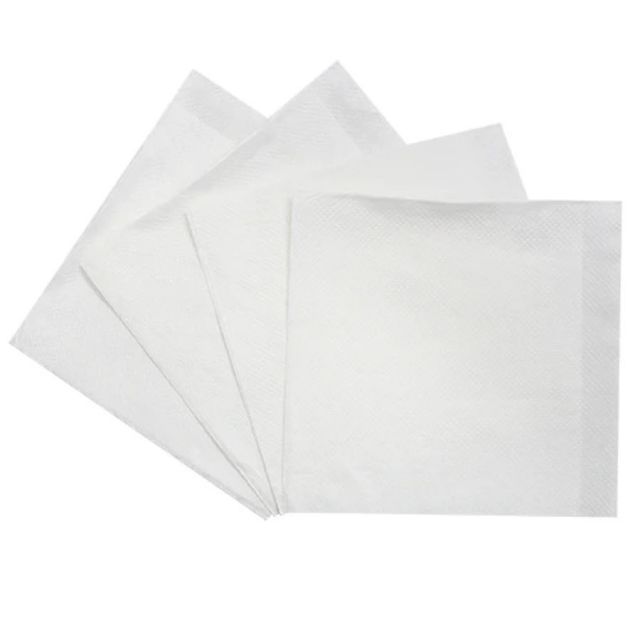 Beverage Napkin (White), 9x9, 1ply, 4000/case
