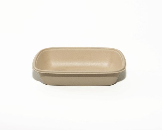 32oz -1 Compartment Planet Choice Fiber Rectangular Container - 300/case