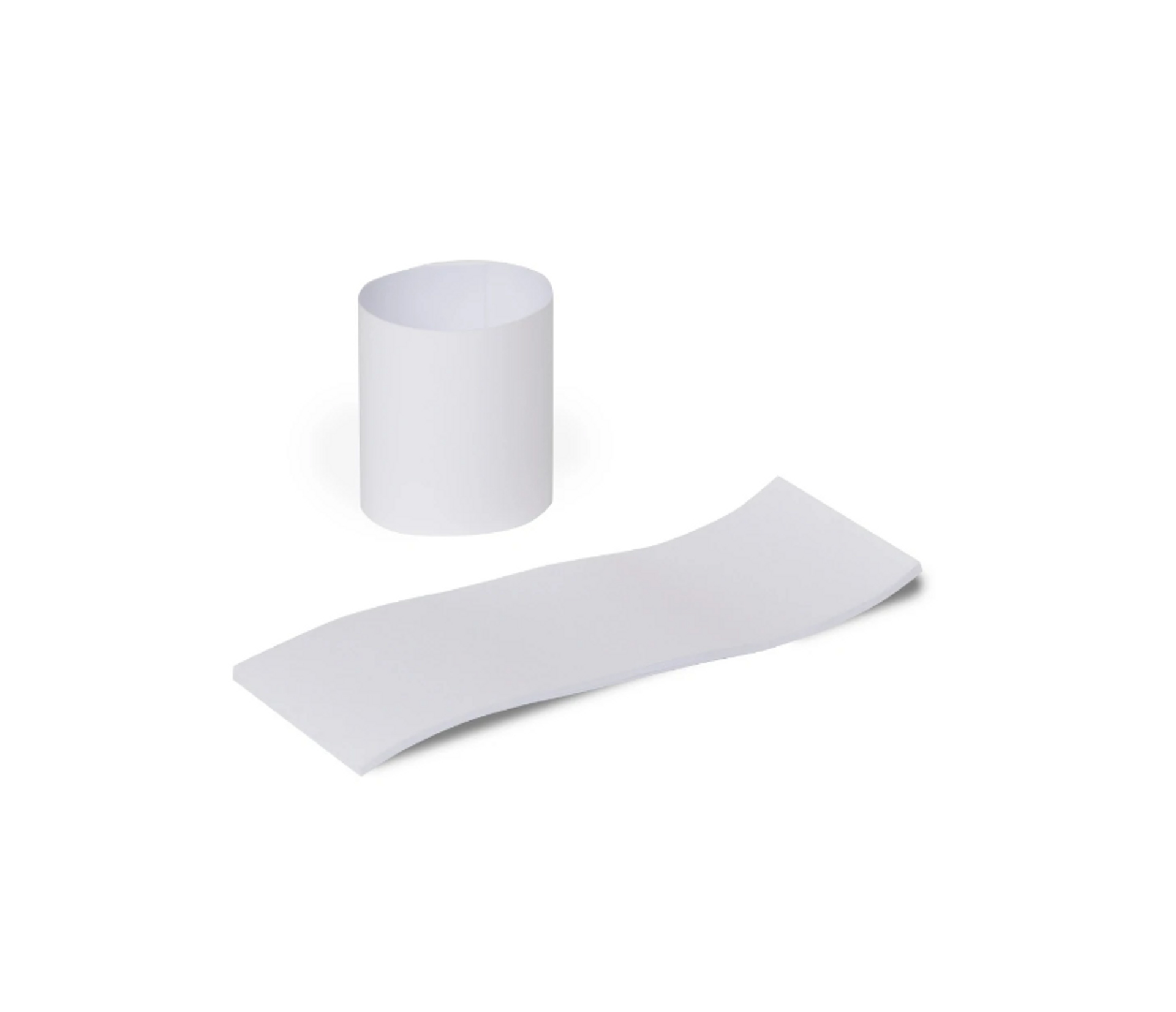 NAPKIN BAND 1.5X4.25, WHITE