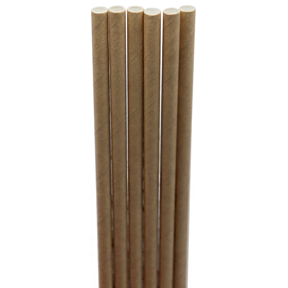 KE-C9300K	Paper  Wrapped  Jumbo Straw - Kraft -  7.75