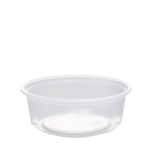 24 oz. Round Microwaveable Deli Container Combo Pack (Clear) 240/CS